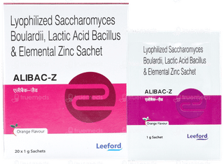Alibac Z Orange Flavour Sachet 1Gm
